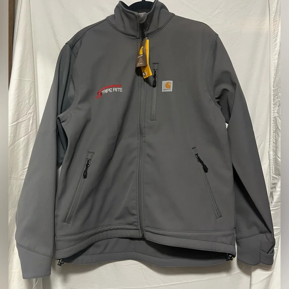 NWT Carhartt Gray Crowley Jacket Outdoor Work Wear Windbreaker Waterproof